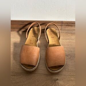 Avarcas 101 Women's Handmade Leather Wedge Sandal